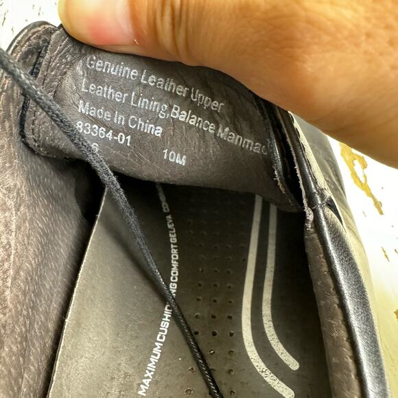 Nunn Bush Men's MARCELL Black leather Bicycle Toe Oxford Shoes 83364-01 Size 10M - Picture 2 of 11